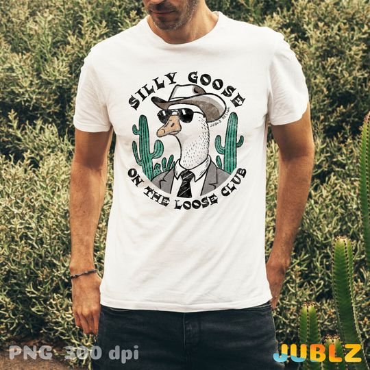 Silly Goose Shirt, Silly Goose on the Loose Club Shirt, Western Shirt