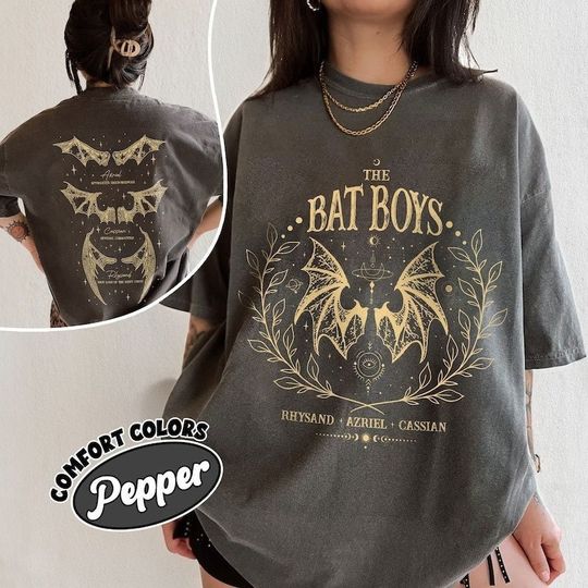 The Bat Boys Comfort Colors Shirt, Acotar Bookish T Shirt