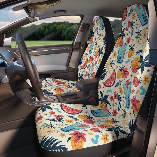Summer Car Covers, Summer Seat Covers, Party Seat Covers, Cute Car Seat Covers