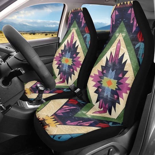 Native Seat Cover, Indian Print Seat Covers, Southwestern Seat Cover, Indian Seat Cover, Vehicle Seat Covers