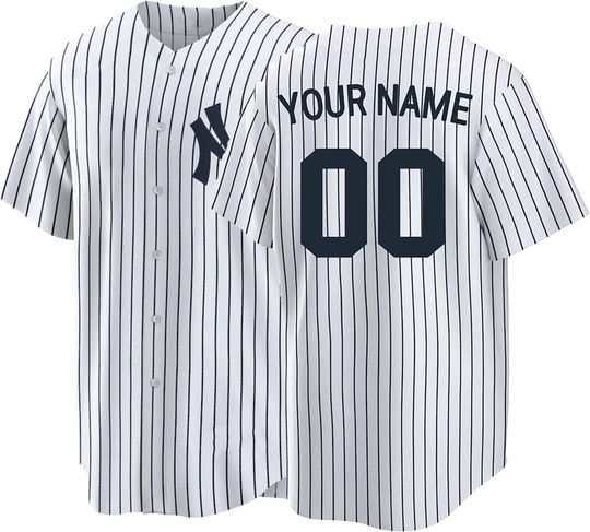 Customized Personalized Baseball Jersey with Player Name and Number Button Baseball Jersey for Adult and Youth