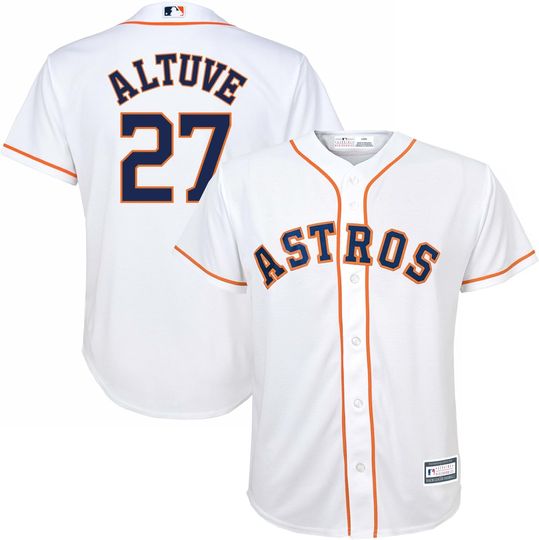 Outerstuff Jose Altuve Houston Astros MLB Kids Youth 8-20 White Home Player Jersey