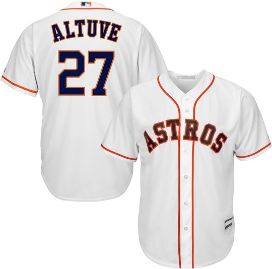 Outerstuff Jose Altuve Houston Astros MLB Kids 4-7 White Home Player Jersey
