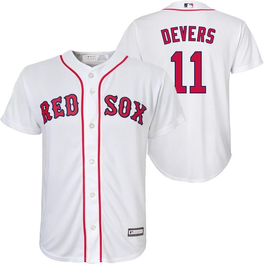 Rafael Devers Boston Red Sox MLB Kids Youth 8-20 White Home Player Jersey