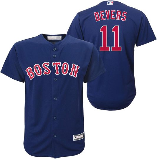 Rafael Devers Boston Red Sox MLB Kids Youth 8-20 Navy Alternate Player Jersey
