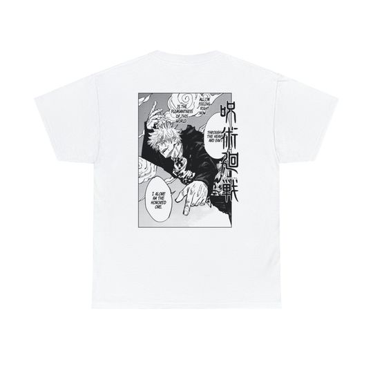 Jujutsu Satoru Anime Satoru Gojo Double Sided Unisex T-Shirt