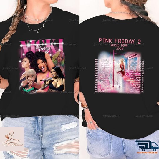 Nicki Minaj Tour Shirt, Pink Friday 2 Tour Shirt, Nicki Minaj World Shirt, Pink Friday 2 Sweatshirt, Gag City Shirt, Gift For Fans
