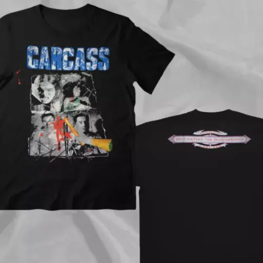 CARCASS Band Necroticism Descanting the Insalubrious Black Double Sided T-Shirt