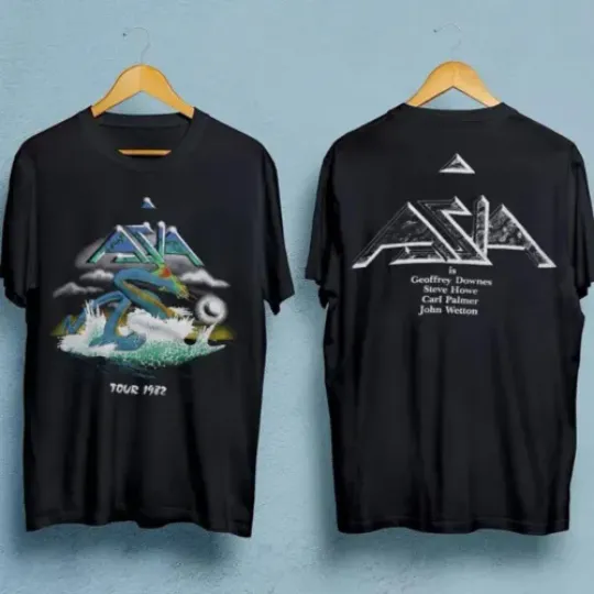Asia band Tour Men T-shirt Double-sided Cotton Unisex S-5XL Shirt 1CM1473