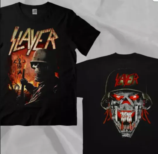 SLAYER Band t shirt, double sided shirt summer new GIFT new