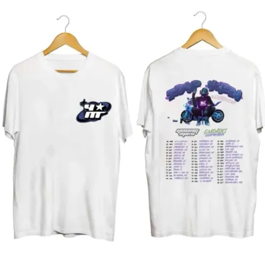 Young Miko Trap Kitty World Tour 2023 Shirt Cotton Double Sides T-Shirt For Fans