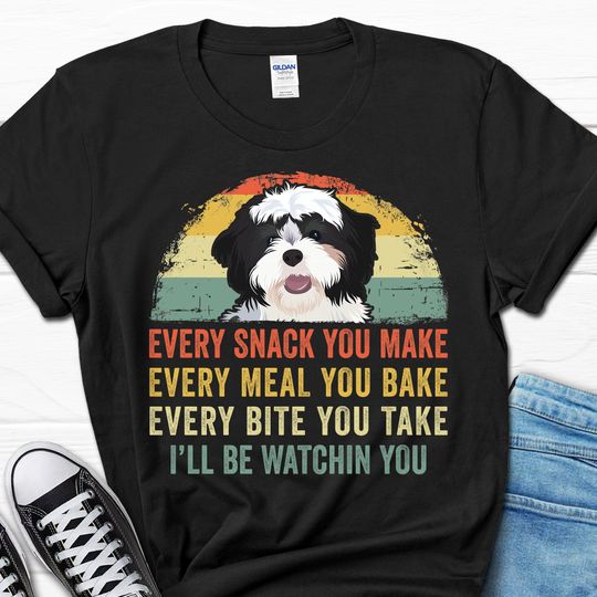 Shih Tzu Funny Shirt, I'll Be Watching You Shih Tzu Dog T-shirt