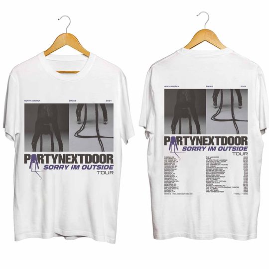 PartyNextDoor Sorry Im Outside Tour 2024 Shirt, PartyNextDoor Fan Shirt