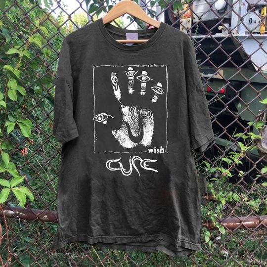 Vintage The Cure Band Wish Album Shirt, The Cure Rock Band Shirt, The Cure Merch