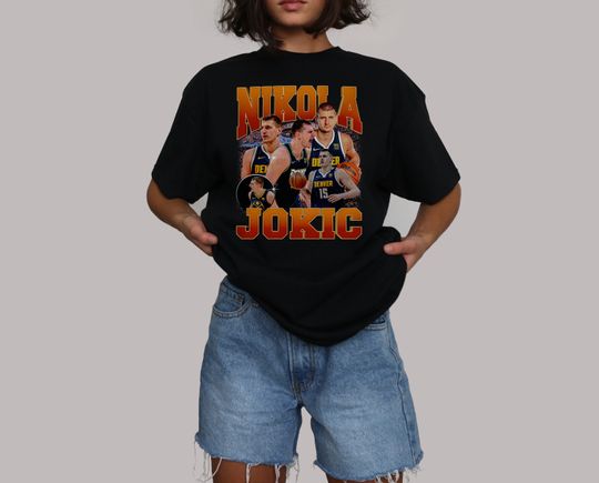 90s Vintage Bootleg T-Shirt, Nikola Jokic Inspired