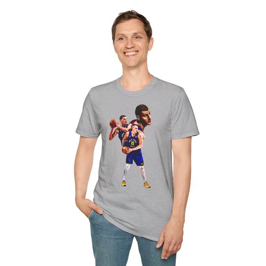Nikola Jokic Denver Nuggets NBA Unisex Softstyle T-Shirt