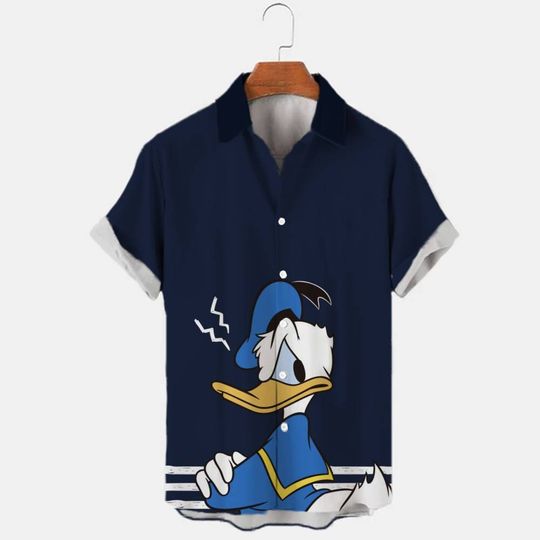 Donald Duck Disney Inspired Hawaiian Shirt
