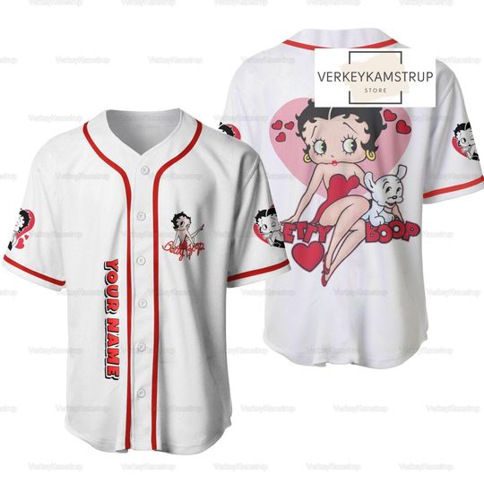 Custom Name Betty Boop Shirt, Happy Valentine's Day Gift