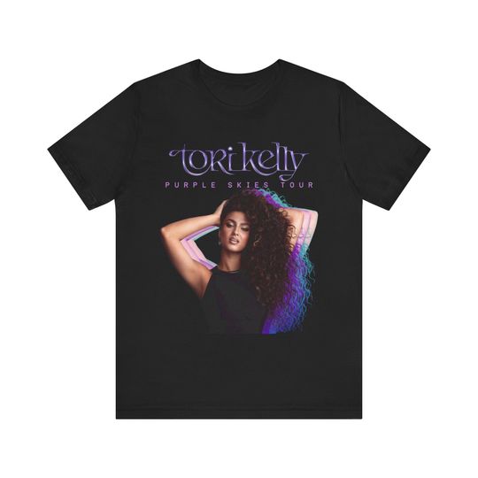 Tori Kelly Purple Skies 2024 Tour Double Sided Shirt