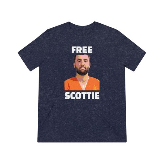 Scottie Scheffler Mugshot Arrest T-Shirt Free Scottie PGA Championship