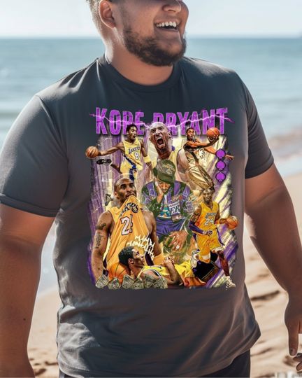 Kobe Bryant Mash up with signature graphic T-shirt