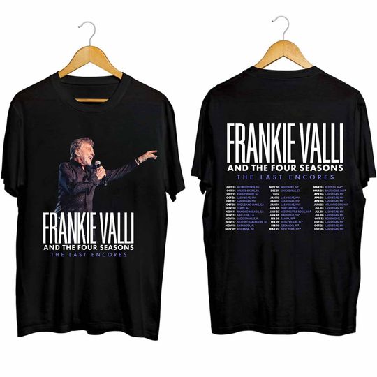 Frankie Valli - The Last Encores Tour 2024 Double Sided Shirt