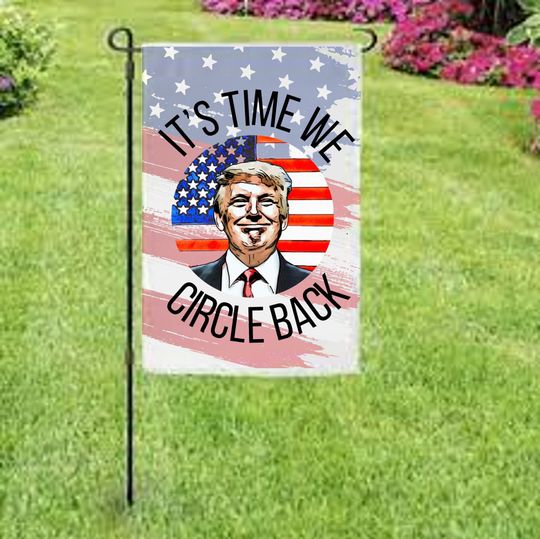 Trump Garden Flag | Funny Political Gift | Republican Home Decor