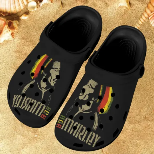 Rapper Bob Marley Clogs Shoes