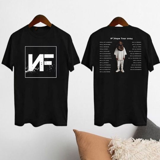 NF Hope Tour 2024 T-Shirt, NF Hope Concert T-Shirt, NF Rapper Fan Gifts