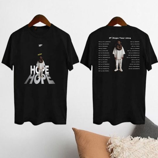 Nf Rapper Shirt, NF Hope Tour 2024 Graphic T-Shirt, NF Fan Gifts