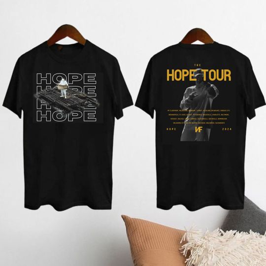 Graphic NF Hope Tour 2024 T-Shirt, NF Fan Gifts Shirt, NF Hope Concert 2024