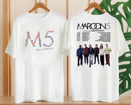 Maroon 5 Band Shirt, Maroon 5 Band 2024 Tour Shirt, Maroon 5 Graphic Shirt