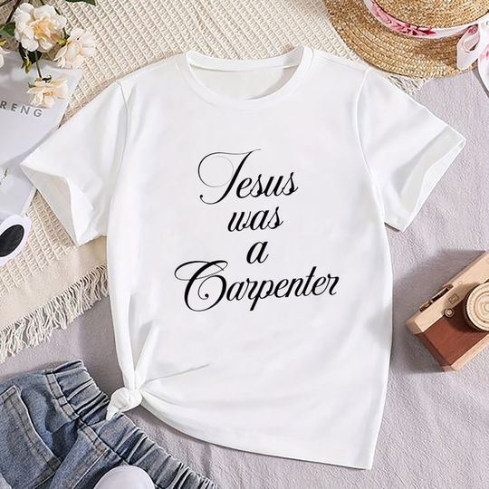 Jesus Was a Carpenter T-Shirt, Sabrina Carpenter Vintage Shirt, Sabrina Fan Gift