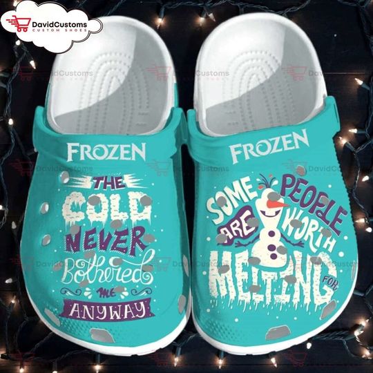 Frozen Elsa Anna's Magical Journey Clog Shoes Design, Personalized Your Name Clogs
