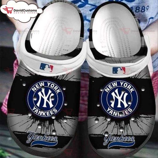 Exclusive Fan Gear Level Up Your Style with NY Yankees Clogs, Personalized Your Name Clogs