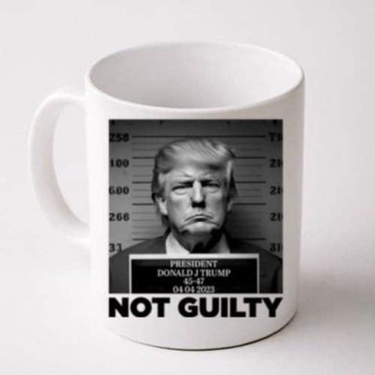 Trump "NOT GUILTY" Funny Meme Coffee Mug