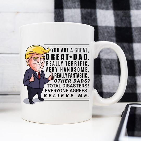 Trump Mug Christmas Gift From Daughter For Men Funny New Dad Gifts