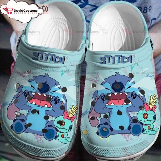 Disney's Lilo And Stitch Inspired Custom  And Personalize, Personalized Your Name Clogs