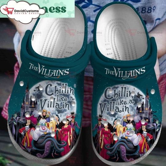 Disney Villain Women Clogs Evil Queen Ursula Inspired Personalized Your Name Clogs