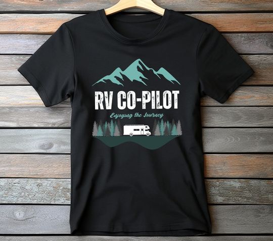 RV Shirt Rv Co-Pilot Tshirt RV Co-Pilot Camping Shirt Rv Shirts Funny Rv Shirts Rv Camping Shirt