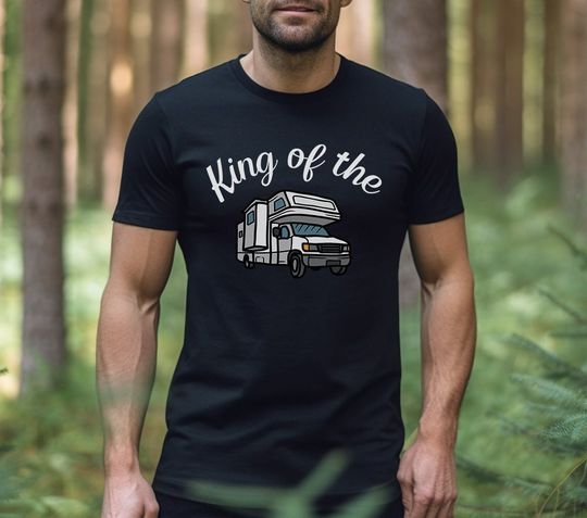 RV King Shirt King of the RV Shirt King of the Camper Shirt Camping Shirts Happy Camper Shirt