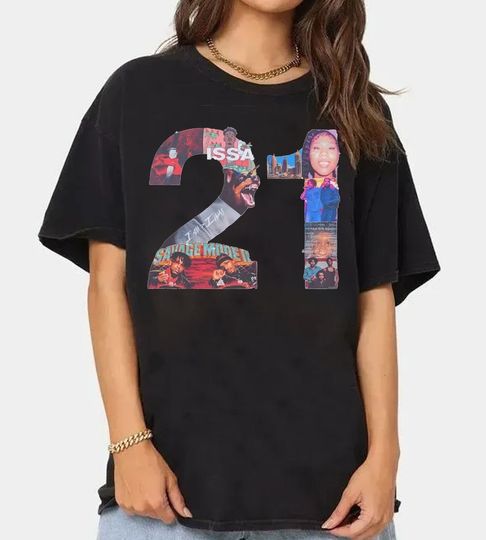Vintage 21 Savage Shirt, 21 Savage 90s T-Shirt