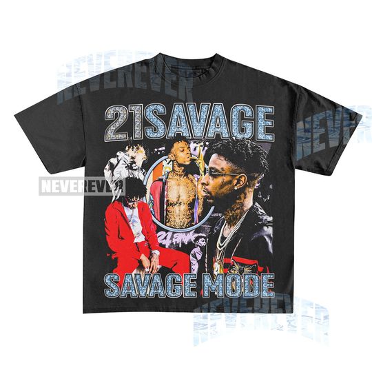 21 Savage 90s retro rap tee | Bootleg rap tee