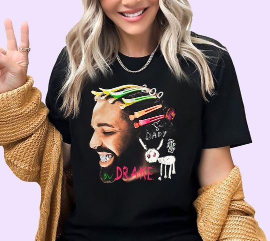 Drake Graphic T-shirt, For All The Dogs Rap Tee Concert