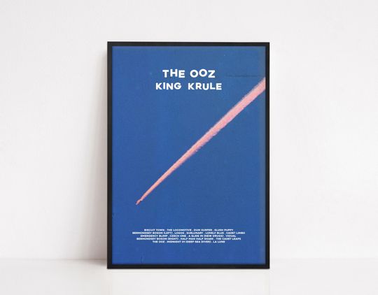 King Krule Poster - The Ooz Album - Poster Print - Wall Art - Apartment Posters - Bedroom Posters