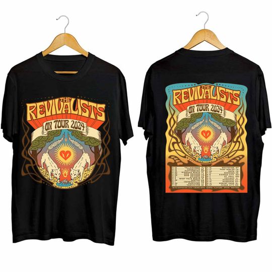 The Revivalists 2024 Tour Double Sided Shirt