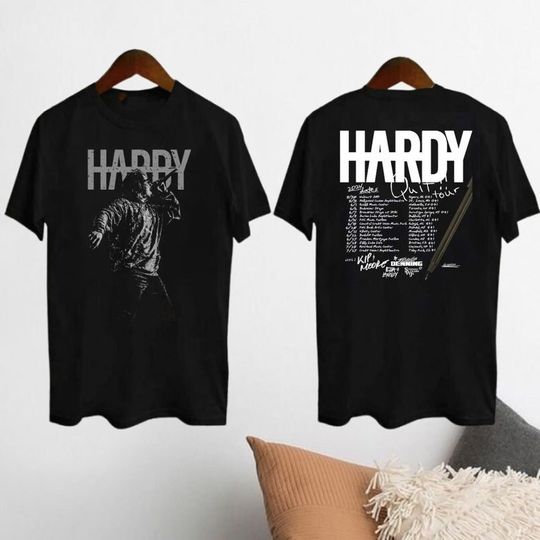 2024 Hardyy Quit Tour T-Shirt, Hardyy 2024 Concert Shirt, Hardyy Fan 90s Vintage Double Sided T-Shirt