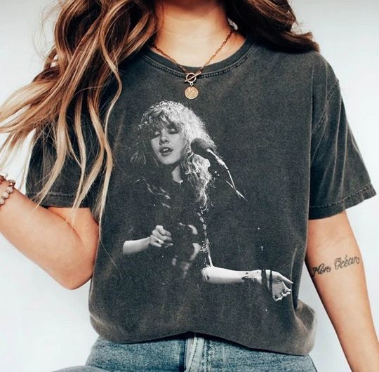 Vintage Stevie Fleetwood Mac Vintage Don't Be A Lady Be A Legend T-Shirt