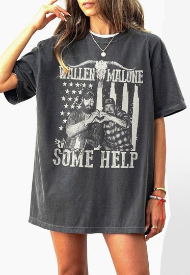 Vintage Y2k I Had Some Help Comfort Color shirt, Country Music shirt, Post X Wallen T-Shirt