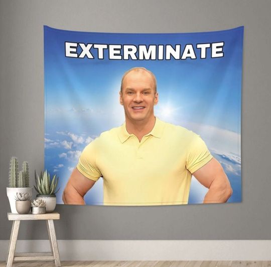 Bob Duncan Holy Extermination Tapestry Wall Hanging Print Polyester Wall Tapestry